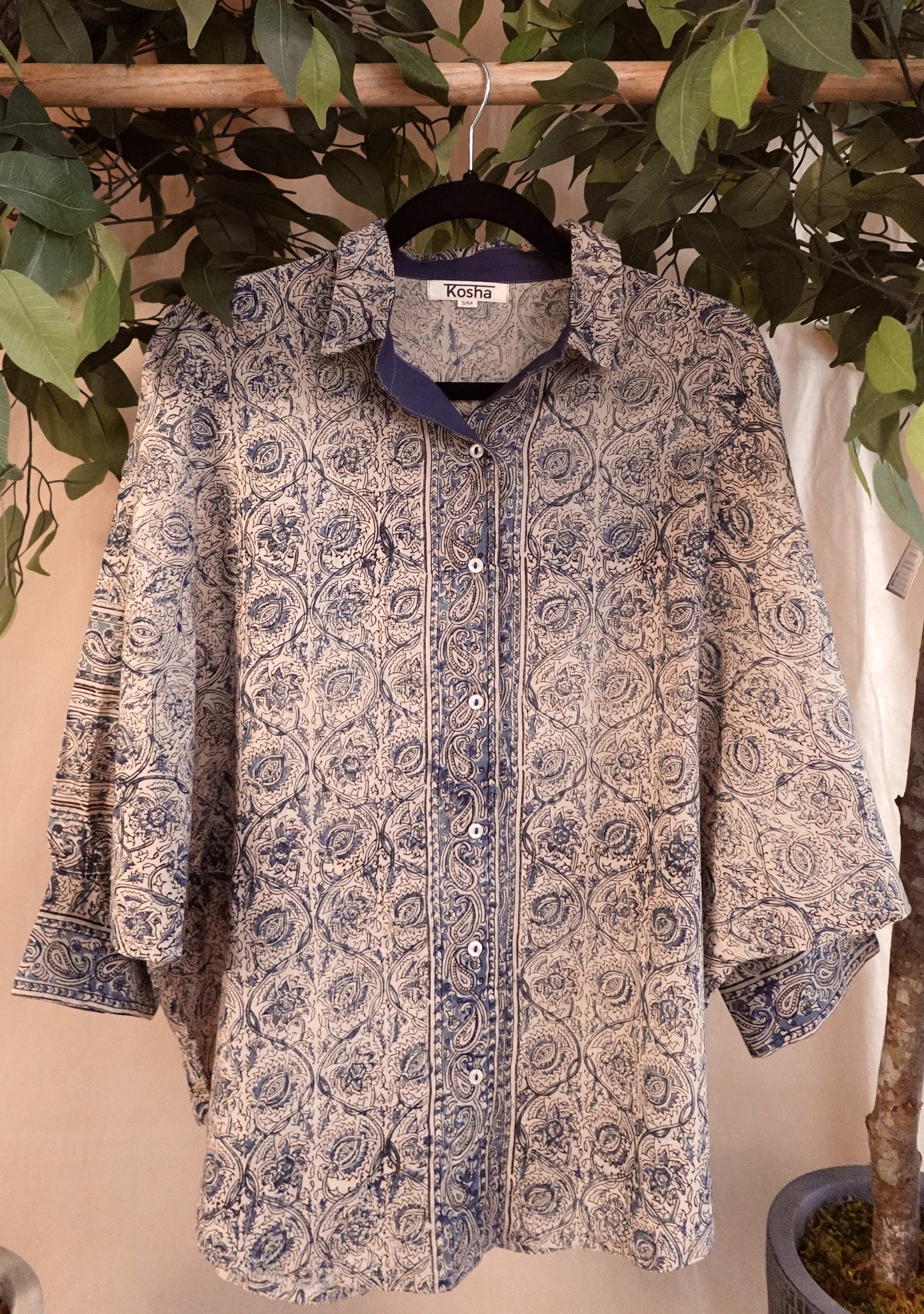 Blue Breeze Butterfly Shirt