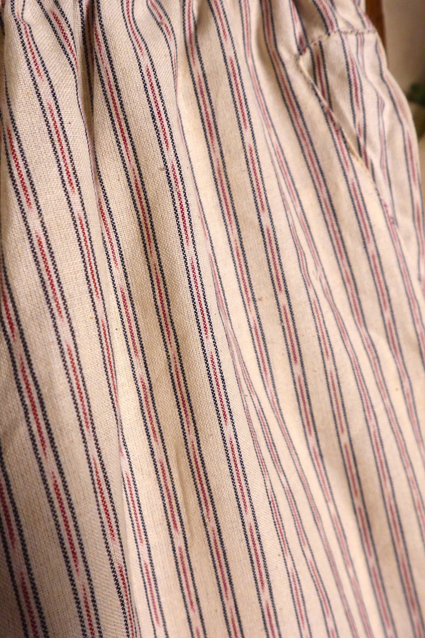 Pinstripe Cotton Pants