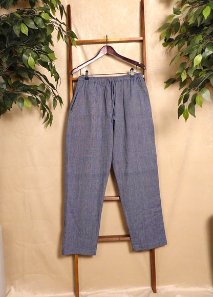 Cobalt Cascade Cotton Pants